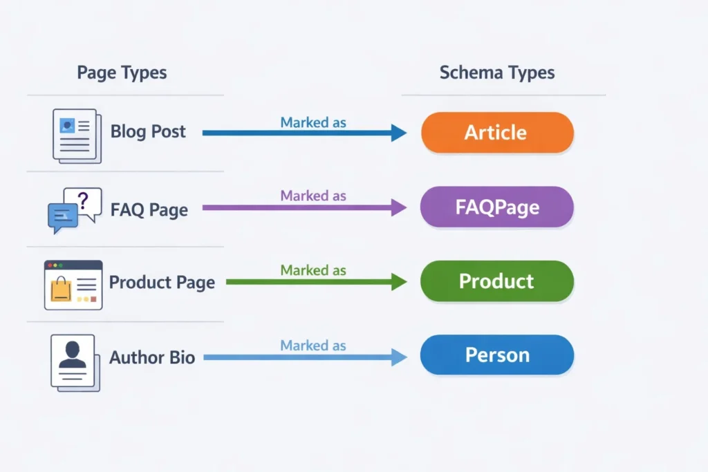 Content types for schema